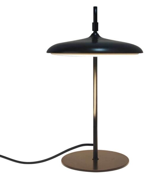 DFTP by Nordlux LED namizna svetilka Artist, črna, višina 41 cm, kovina, Črna, Dnevna soba / jedilnica, Kovina, Skandinavski