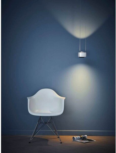 LOOM DESIGN LED-visoka svetilka Air, bela, aluminij, 13 cm, zatemnjen, Bela, Dnevna soba / jedilnica, Aluminij, Sodobni