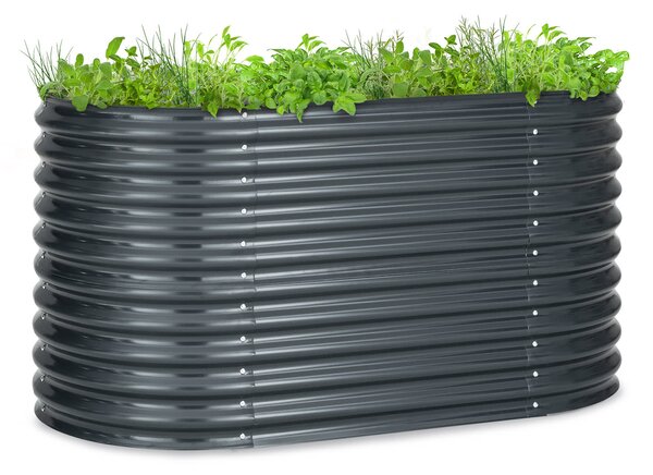 Blumfeldt High Grow, dvignjena greda, 160 x 80 x 80 cm, valovita pločevina, enostavna montaža