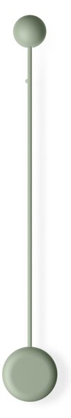 Vibia Pin 1692 LED stenska svetilka, 70 cm, zelena, Zelena, Dnevna soba / jedilnica, Kovina, Sodobni
