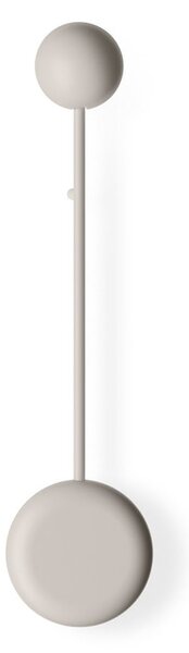 Vibia Pin 1690 LED stenska svetilka, 40 cm, krem, Bež, Dnevna soba / jedilnica, Kovina, Sodobni