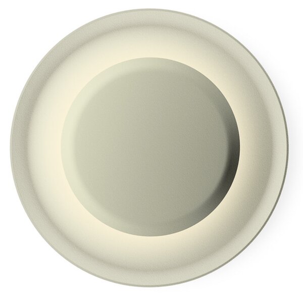 Vibia Top LED stenska svetilka Ø 17 cm zelena L1, zatemnjen, Zelena, Dnevna soba / jedilnica, Kovina, Sodobni