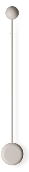 Vibia Pin 1692 LED stenska svetilka, 70 cm, krem, Bež, Dnevna soba / jedilnica, Kovina, Sodobni