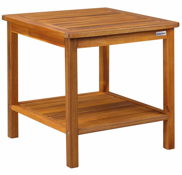 Lesena odlagalna mizica WASHINGTON, 45x45x45cm, rjava Casaria