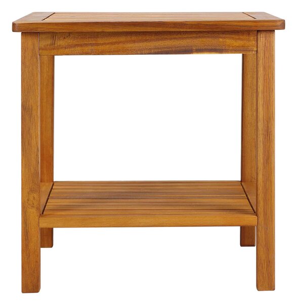 Lesena odlagalna mizica WASHINGTON, 45x45x45cm, rjava Casaria