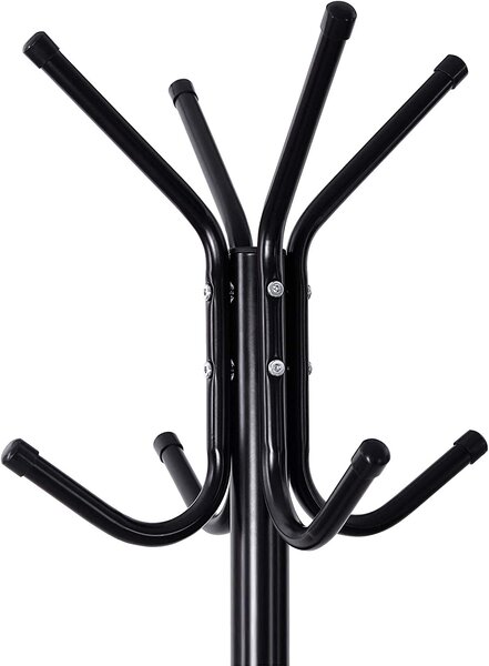 Stoječe obešalo SAMUEL, 49x176cm, črno SongmicsHome