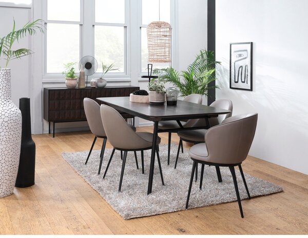 Bež jedilni stol Gain – Unique Furniture