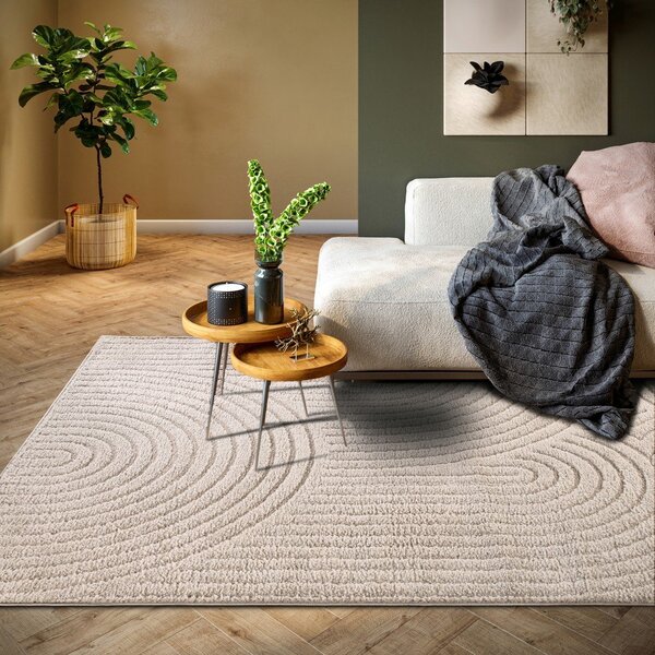 Bež preproga 80x120 cm Panglao New York Taupe – Elle Decoration