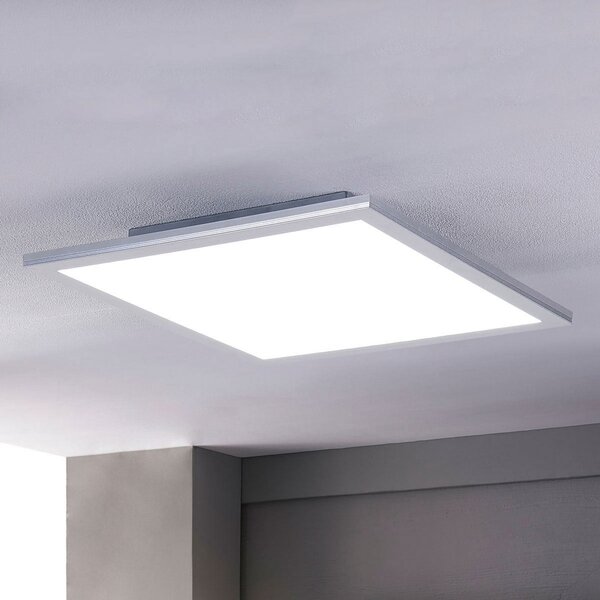 Lindby LED panel Livel, CCT, 62 cm x cm, daljinski upravljalnik, zatemnjen, Kovinska, Kuhinja, Plastika, Sodobni