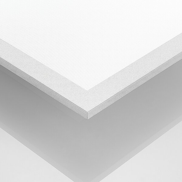 PRIOS Prios LED panel Gelora, 80 cm, 4.000 K, srebrne barve, aluminij, Bela, Kuhinja, Plastika, Sodobni