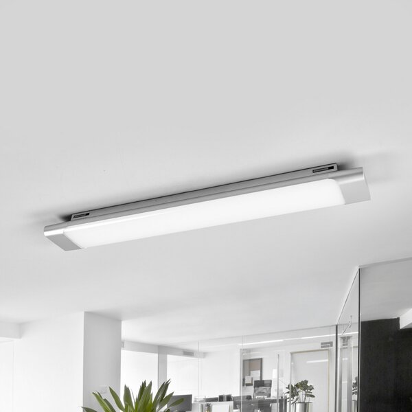Arcchio Vinca LED stropna svetilka, 60 cm, 1.620 lm, 4.000 K, Kovinska, Študija / pisarna, Plastika, Sodobni