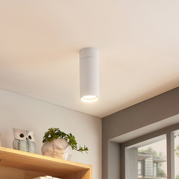 Arcchio Thabo LED stropni reflektor, nastavljiv, 21,5 W, zatemnjen, Bela, Hodnik, Kovina, Sodobni
