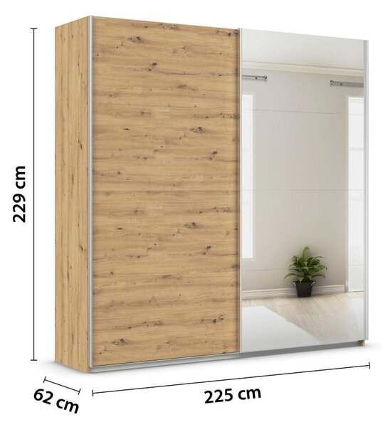 Modern Living Omara Z Drsnimi Vrati Feldkirch, Barva Hrasta