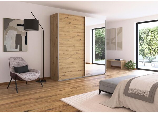Modern Living Omara Z Drsnimi Vrati Feldkirch, Barva Hrasta