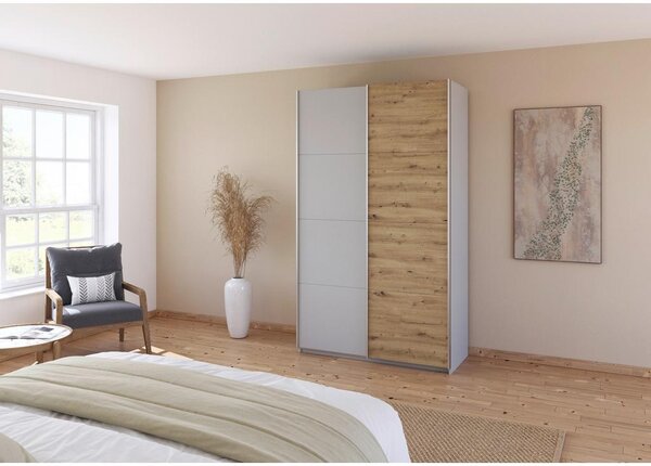 Modern Living Omara Z Drsnimi Vrati Feldkirch, Svetlo Siva