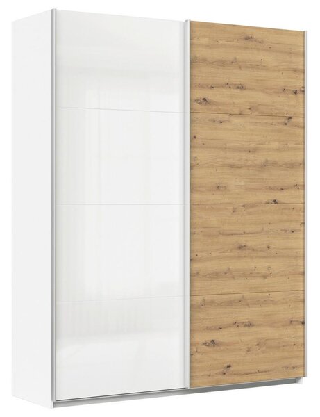 Modern Living Omara Z Drsnimi Vrati Feldkirch, Bela, Barva Hrasta