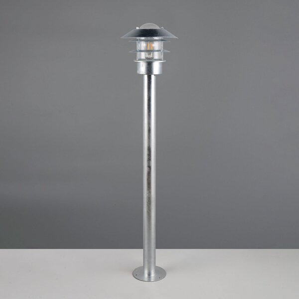 Trio Lighting Stojalo za svetilko Ruvuuma, barva cink, višina 100 cm, kovina, IP44, zatemnjen, Kovinska, Kovina