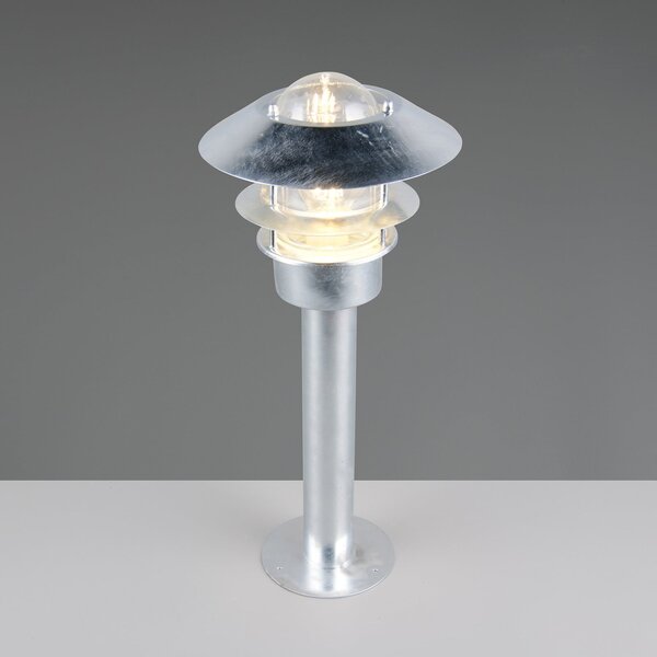 Trio Lighting Stojalo za svetilko Ruvuuma, barva cink, višina 50 cm, kovina, IP44, zatemnjen, Kovinska, Kovina