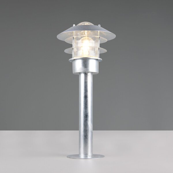Trio Lighting Stojalo za svetilko Ruvuuma, barva cink, višina 50 cm, kovina, IP44, zatemnjen, Kovinska, Kovina