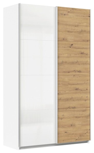 Modern Living Omara Z Drsnimi Vrati Feldkirch, Bela, Barva Hrasta