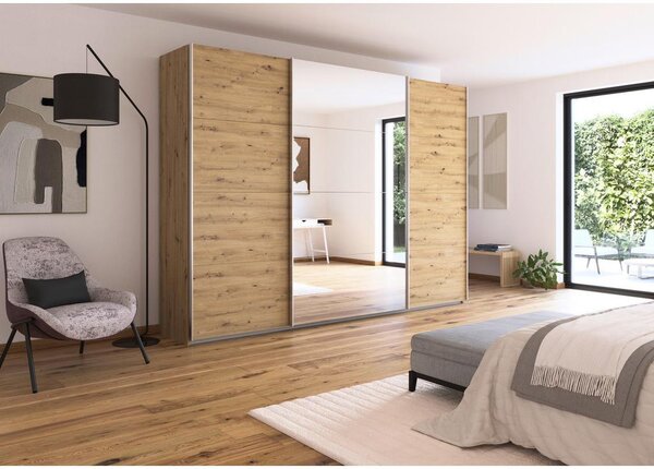 Modern Living Omara Z Drsnimi Vrati Feldkirch, Barva Hrasta