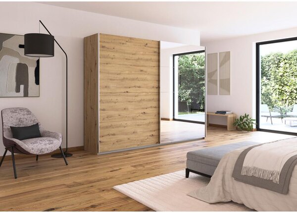 Modern Living Omara Z Drsnimi Vrati Feldkirch, Barva Hrasta