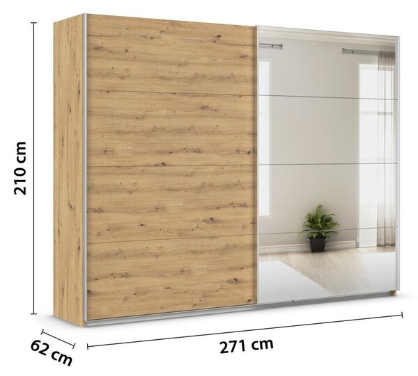 Modern Living Omara Z Drsnimi Vrati Feldkirch, Barva Hrasta