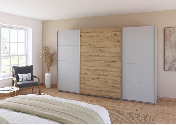 Modern Living Omara Z Drsnimi Vrati Feldkirch, Svetlo Siva