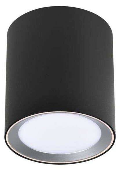 Nordlux LED stropni reflektor Landon Smart, črn, višina 14 cm, zatemnjen, Črna, Dnevna soba / jedilnica, Kovina