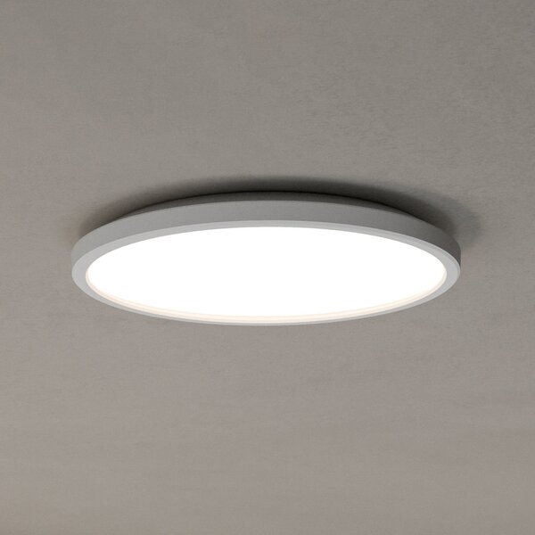 EGLO connect LED stropna svetilka Rovito-Z, bela, Ø 30 cm, zatemnjen, Bela, Dnevna soba / jedilnica, Plastika, Okrogla stena