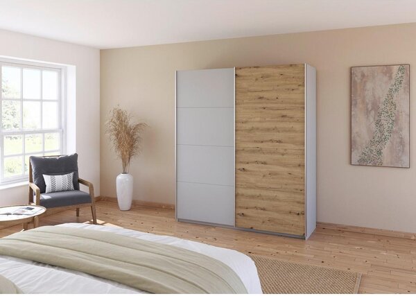 Modern Living Omara Z Drsnimi Vrati Feldkirch, Svetlo Siva