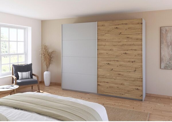 Modern Living Omara Z Drsnimi Vrati Feldkirch, Svetlo Siva