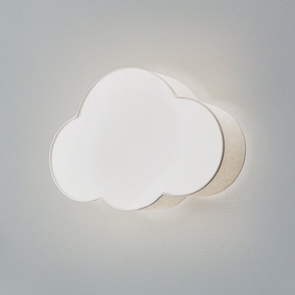 TK Lighting Stenna svetilka Cloud, bež, širina 43 cm, tekstil, oblak, E27, zatemnjen, Bež, Otroška soba, Tkanine / tekstil, Mladostno bivanje