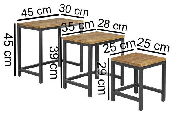 SET MIZIC, barve indijskega rožnega lesa