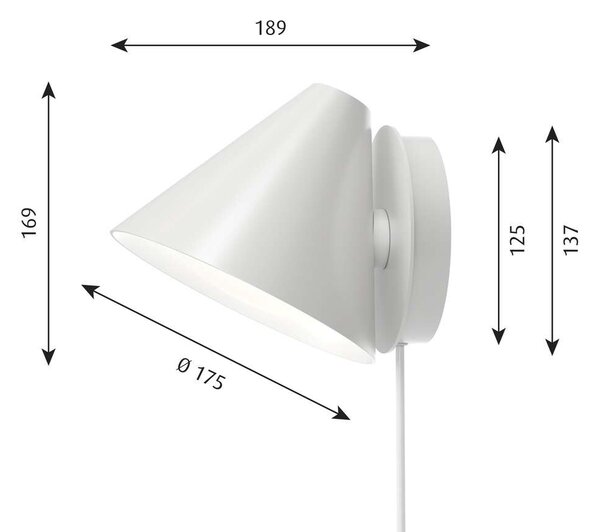 Louis PoulsenLouis Poulsen - Keglen 175 LED Stenska Svetilka DimtoWarm White Louis Poulsen