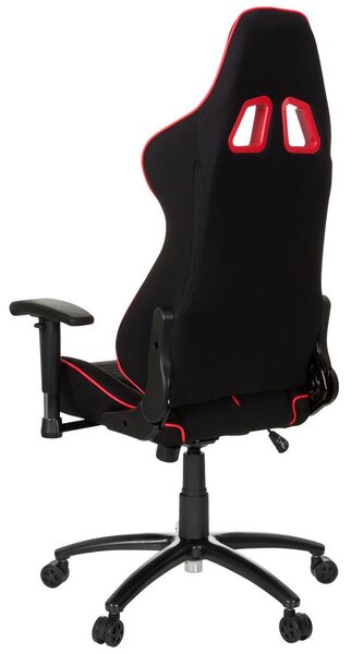 MID.YOU Gaming Stol League Pro I, Črna, Rdeča