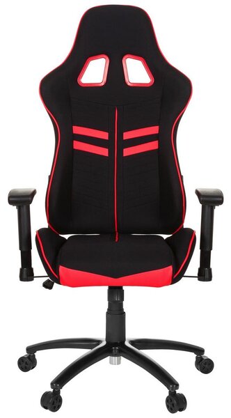 MID.YOU Gaming Stol League Pro I, Črna, Rdeča