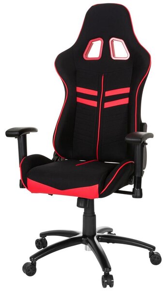 MID.YOU Gaming Stol League Pro I, Črna, Rdeča