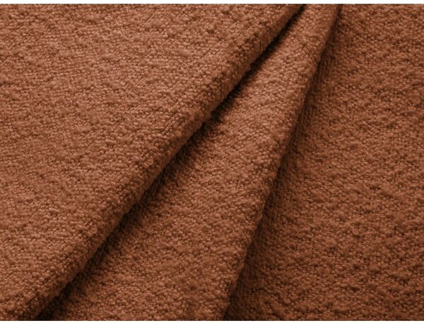 Oranžna sedežna garnitura iz tkanine bouclé 210 cm Essen – Cosmopolitan Design