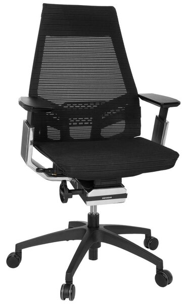 MID.YOU Pisarniški Stol Genidia Smart Black, Črna