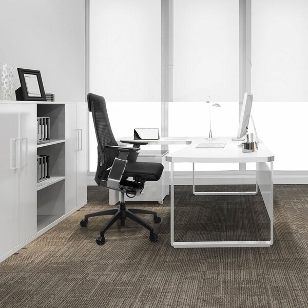 MID.YOU Pisarniški Stol Genidia Smart Black, Črna