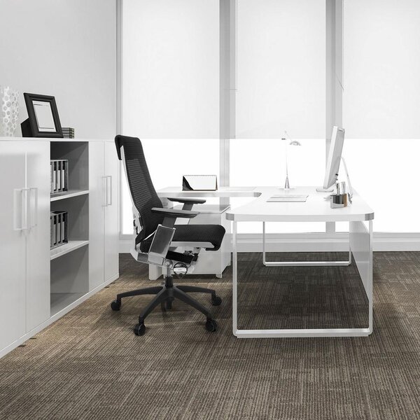 MID.YOU Pisarniški Stol Genidia Smart White, Bela, Črna