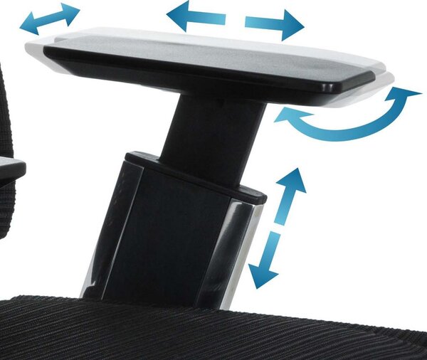 MID.YOU Pisarniški Stol Genidia, Črna