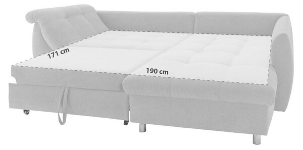 P & B Sedežna Garnitura Agira, Antracit, Ležišče