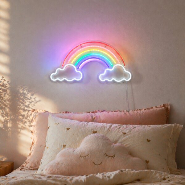 Neonska stenska svetilka večbarvna vklj. LED - Rainbow