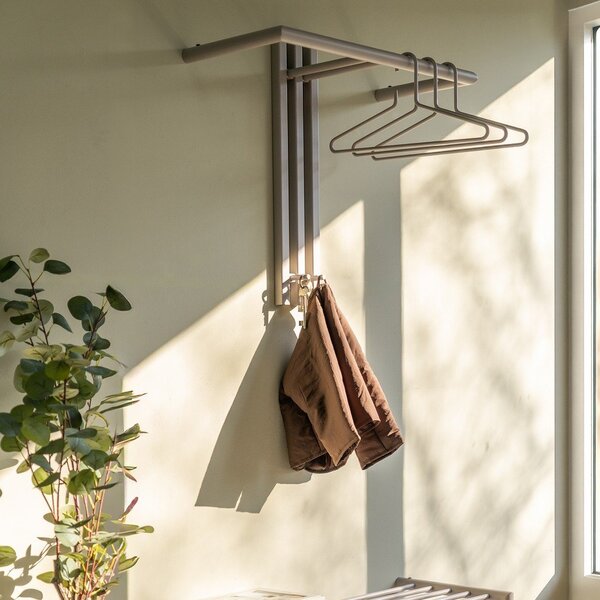 Sivorjav jeklen stenski obešalnik 65 cm Senza – Spinder Design
