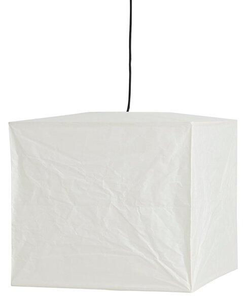 HAY svetilni senčnik Cube, višina 40 cm, bel, papir, Bela, Papir / karton, Dizajn