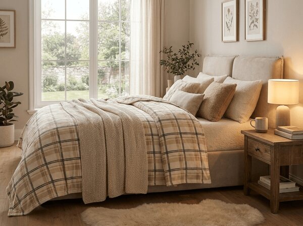 Mikropliš odeja PLAID, kremna Dimenzije: 150 x 200 cm