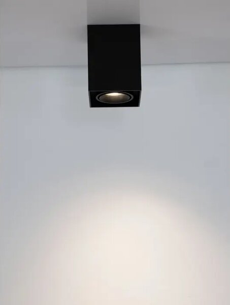 Vgradna svetilka RENDE ČRNE barve GU10 1x10 W IP20 AC220-240 V NL9030429