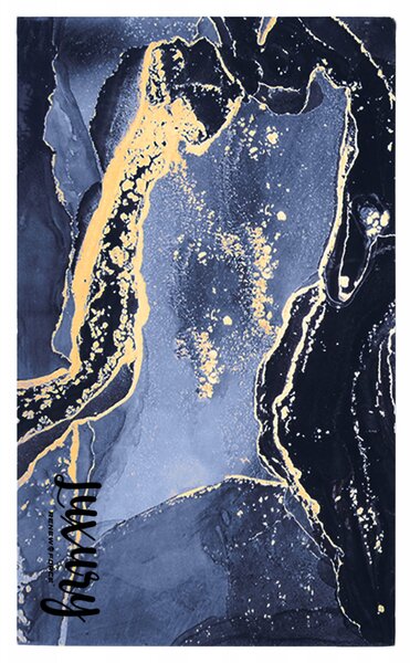 Kopalniška pralna nedrseča preproga 80x50cm mornarski marmor